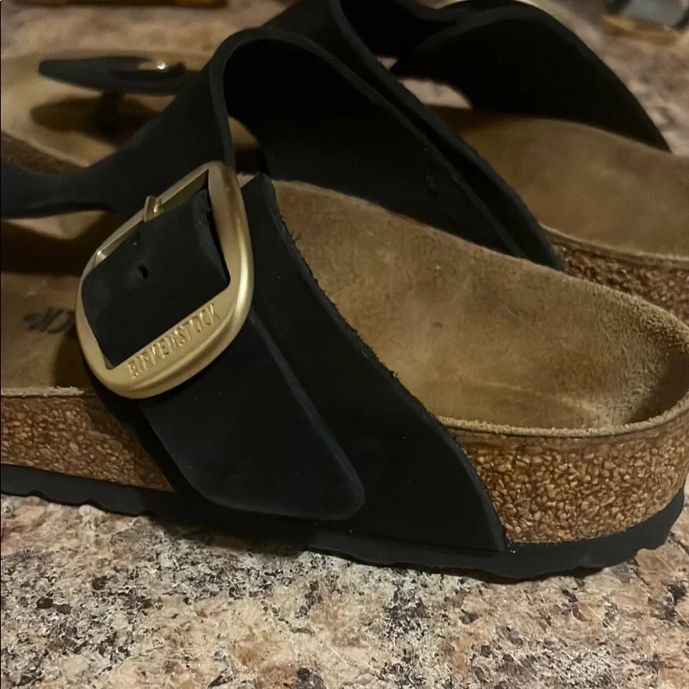 Birkenstock Gizeh Classic w/Big Buckle. Size 38 (US 7-7.5). Made in Germany. - Picture 7 of 11